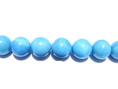 2strands 4-12mm gemstone hemimorphite stone beads round ball teal blue loose beads