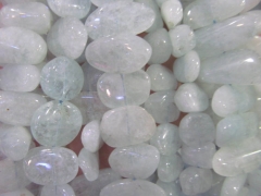 Genuine Aquamarine Beryl gemstone Aquamarine high quality oval freeform slab nuggets marquise aquama