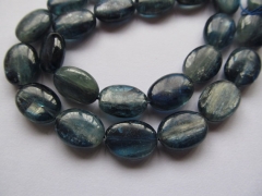 Wholesale Natural Kyanite Gemstone long oval evil marquise Blue Loose Bead 10x14 10x16 12x18mm full strand