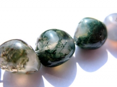 wholesale 5strands 4-12mm Natural Indian agate gemstone freeform nuggets chips green jewelry beads