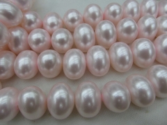 A GRADE Gold Pearl bead10x14mm full strand freeform egg nugget peach black white pink red chamapange