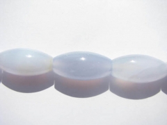 30%off-- 5strands 10x20mm Natural Blue Chalcedony Beads rice barrle jewelry bead