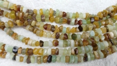 5strands 4-12mm yellow jade stone Dumortierite Mookaite Jasper Amazonite beads Indian agate freeform