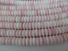 genuine Queen conch shell pink red rondelle abacus heishi wheel gemstone beads 4x6 4x10 4x12mm full 