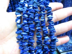 wholesale genuine lapis lazuli stone freeform chips lapis bead 6-10mm 2strands