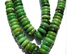 12mm full strand natural chrysoprase gemstone Australia jade green heishi rondelle abacus round