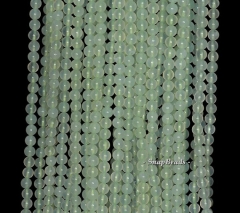 2mm Green Jade Gemstone Translucent Green 2mm Loose Beads 15.5 inch Full Strand (90189231-107)