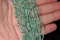 2MM African Jade Gemstone Round 2MM Loose Beads 16 inch Full Strand (90113977-107 - 2mm A)