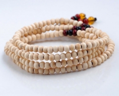 216PCS 5mm White Sandalwood Beads Prayer Buddha Mala Meditation Beads Round Loose Beads BULK LOT (80002421-W2)