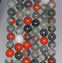 6mm Blood Stone Gemstone Grade AA Red Round Loose Beads 15.5 inch Full Strand (80000396-785)