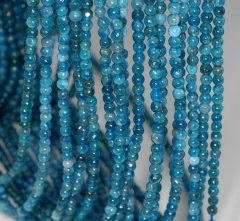 3-4mm Apatite Gemstone Grade A Round 3-4mm Loose Beads 15.5 inch Full Strand (90184186-854)