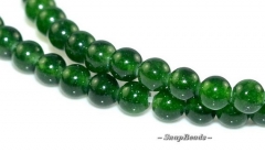 3mm Emerald Green Jade Gemstone Round 3mm Loose Beads 15.8 inch Full Strand (90107990-107)