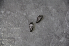 CZ Micro Pave 6x14mm Wing Charm with Jump Ring