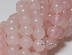 6MM Regency Rose Quartz Gemstone Pink Round 6MM Loose Beads 16 inch Full Strand (10016804-56)