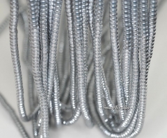 3x2mm Silver Hematite Gemstone Silver Rondelle Heishi 3x2mm Loose Beads 16 inch Full Strand (90188979-149a)