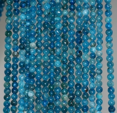 3-4mm Apatite Gemstone Grade A Round 3-4mm Loose Beads 15.5 inch Full Strand (90184186-854)