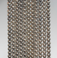 3mm Titanium Hematite Pyrite Tone Gemstone Round 3mm Loose Beads 16 inch Full Strand (80000372-784)