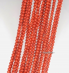 2mm Brick Red Jasper Gemstone, Copper Red, Round 2mm Loose Beads 16 inch Full Strand (90107826-107)