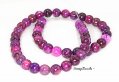 8mm Purple Sugilite Gemstone Purple Round 8mm Loose Beads 15.5 inch Full Strand (90111933-210a)