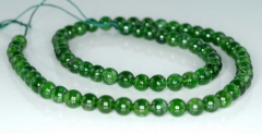 5.5mm Chrome Diopside Gemstone Grade AA Green Round Loose Beads 15.5 inch Full Strand (90183714-375)