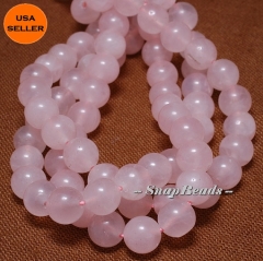 6MM Regency Rose Quartz Gemstone Pink Round 6MM Loose Beads 16 inch Full Strand (10016804-56)