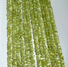 4x2mm Peridot Gemstone Grade A Green Rondelle Loose Beads 14 inch Full Strand (90184954-899)