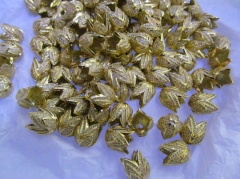 12pcs 24K Gold Micro Pave CZ --Tassel Crown, Gold Gunmmetal White Gold Finish,Tassel Caps Findings 10-16mm