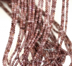 2mm Lilac Aventurine Gemstone Purple Round 2mm Loose Beads 16 inch Full Strand (90149647-107-E)