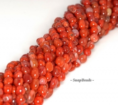 6mm Agate Gemstone Grade Aa Nugget Pebble 8mm-6mm Loose Beads 16 inch Full Strand (90147895-141)