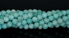 6mm Aqua Berry Amazonite Gemstone Grade AA Green Round Loose Beads 15.5 inch Full Strand (90183677-374)