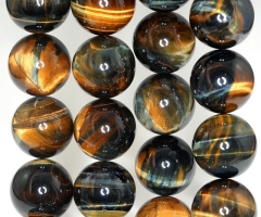 free ship--20mm Golden Tiger eye Gemstone Grade AA Round Loose Beads 5 Beads