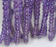 6mm Amethyst Gemstone Translucent Purple Round 6mm Loose Beads 15.5 inch Full Strand (90190582-88)