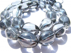 Grey Gray quartz rock crystal beads nuggets freeform faceted royal blue assorted quartz necklace beads AA GRADE 10-20mm 16inch