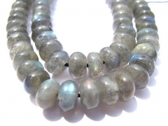 genuine Labradorite Bead Natural Labradorite Rondelle Roundels Abacus smooth flashy Grey Loose Bead 3X5 4X6 5X8 6X10mm full stra