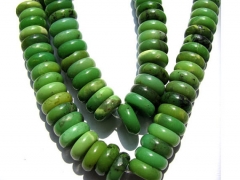hihg quality 12-16mm natural chrysoprase gemstone Australia jade green heishi rondelle abacus round loose bead