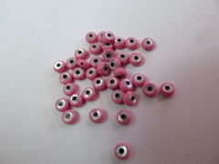 pink red MOP Shell mother of pearl Clove cross hamsa Round Coin Turquoise blue evil eyes black White pink oranger spacer beads 2