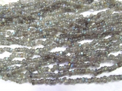 4-8mm Labradorite Gemstone Freeform nuggets chips flashy labradorite jewelry Loose Beads 16 inch Full Strand