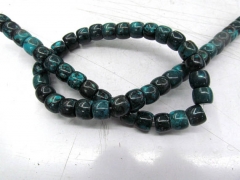 4-12mm Dark bue turquoise stone turquoise Beads rondelle abacus Barrel drum Jewelry Loose Beads full strand 16inch
