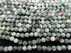 2strands green agate Beads, Natural Stone Beads,grass agate Beads Round beads Loose beads 4-12mm