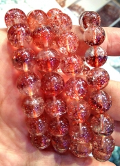 Genuine Red Rutilated Quartz Bracelet AA Grade, Natural Rutilated Quartz Beads, Golden Rutilated Quartz Bracelet