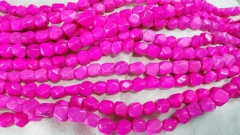 Turquoise stone 2strands 8-14mm rondelle abacus nuggets faceted pink red blue spacer Bead