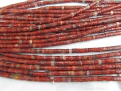 2strands Lemon Jade stone Red Stone African Turquoise Gemstone heishi Slice Rondelle Loose beads Turquoise Beads 4x2mm