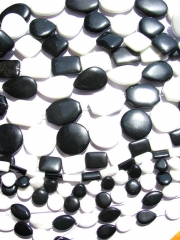 50%off--20strands Assorted black white agate turquoise bead gemstone gergous sunstone jade seastone amazonite chalcendony beads