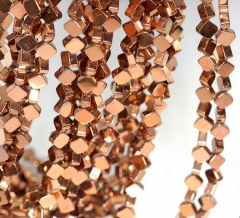 6mm Bronze Hematite Gemstone Diamond Square 6x6mm Loose Beads 16 inch Full Strand (90185604-842)