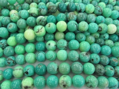 High Quality 2strands 6-16mm Natural Turquoise stone Round Ball Lime Green Yellow Black spacer Bead