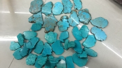 Cabochon 70-100mm 1pcs high quality turquoise gemstone Freeform slab blue green Loose bead