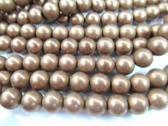 Sale 5strands 2-10mm brozne Matte Hematite gem gold plated ,round ball silver gold gunmetal mixed bead