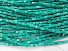 high qulaity 2strands Turquoise stone nuggets cube box square diamond green blue white red purple mixed wholesale loose beads 3