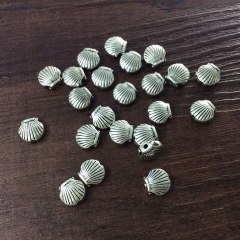 30 pcs two sided .Antique Silver , Metal Beads , Metal Spacer, Tibetan Style Beads , Crafted supplies