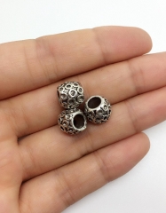 15 pcs Antique Silver , Metal Beads , Metal Spacer, Tibetan Style Beads , Crafted supplies findings
